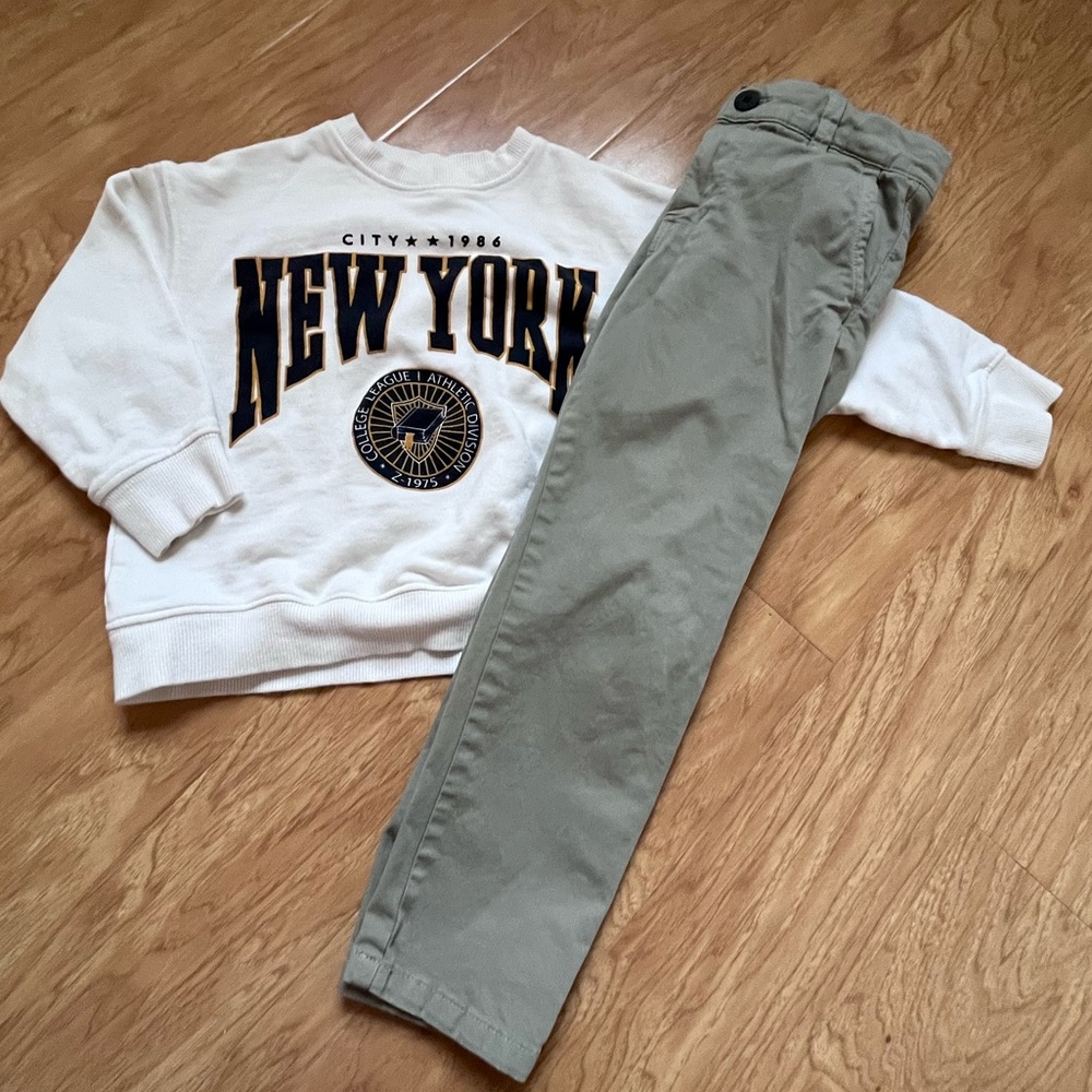 Zara boy sweatshirts & pants